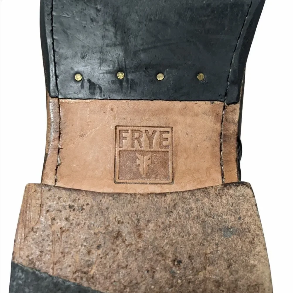 FRYE Shirley Over the Knee Leather Boots 6